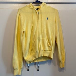 Ralph Lauren yellow zip up